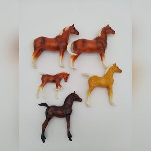 Vintage Horses Foal Hartland Plastic Figurines Horse